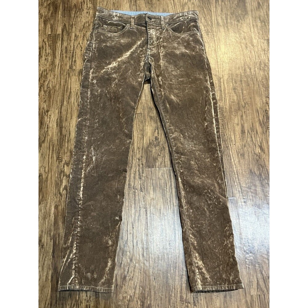 Robert Graham Celestial 5 Pocket Pants Mens Jeans Size 30x30 Velvet Brown